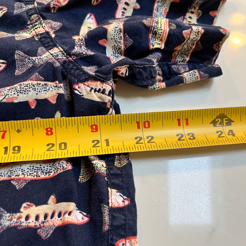 The North Face Baytrail Short Sleeve Rainbow Trout Button Down Shirt - Picture 10 of 11